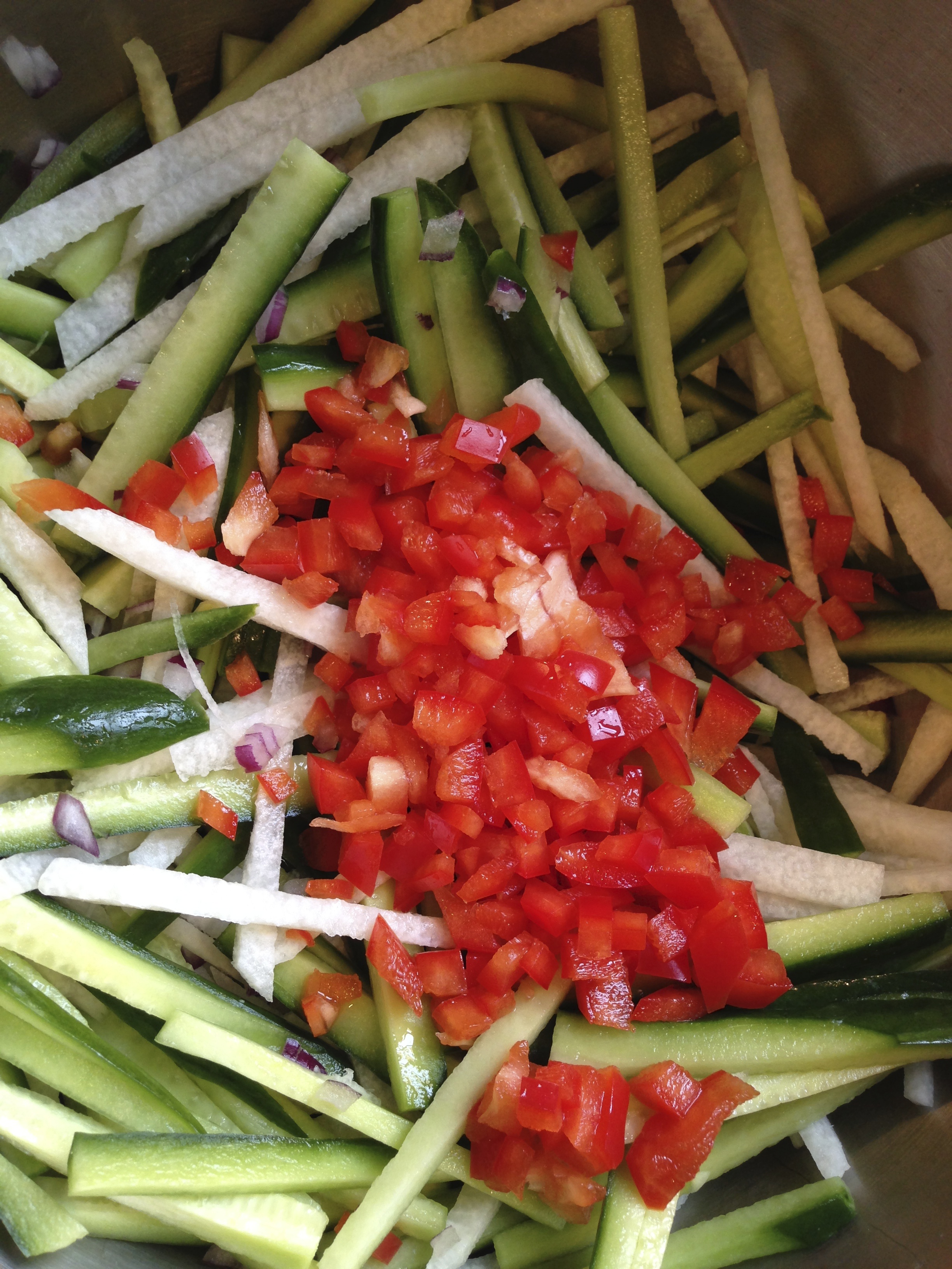 Jicama Salad At Home With Friends