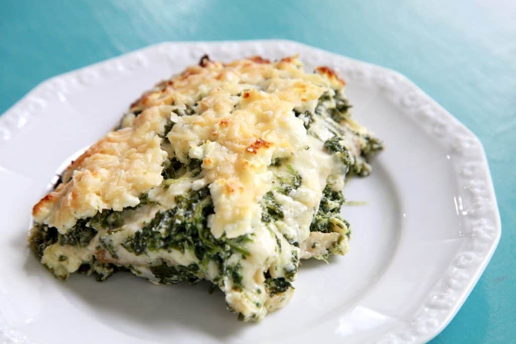 Greek Spinach Kugel gluten free At Home With Shay
