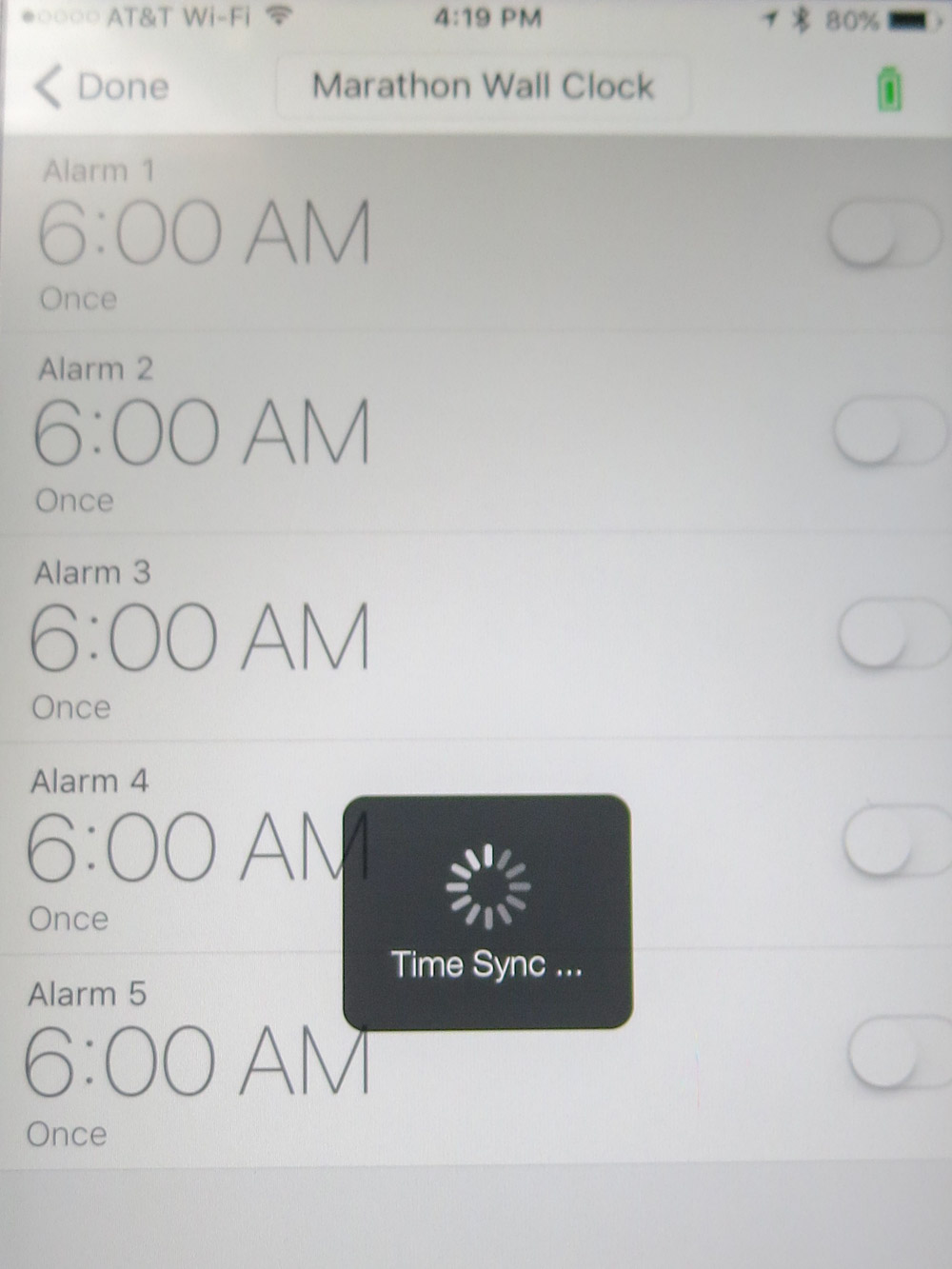 Marathon iOS App Time Syncing At Home with Tech