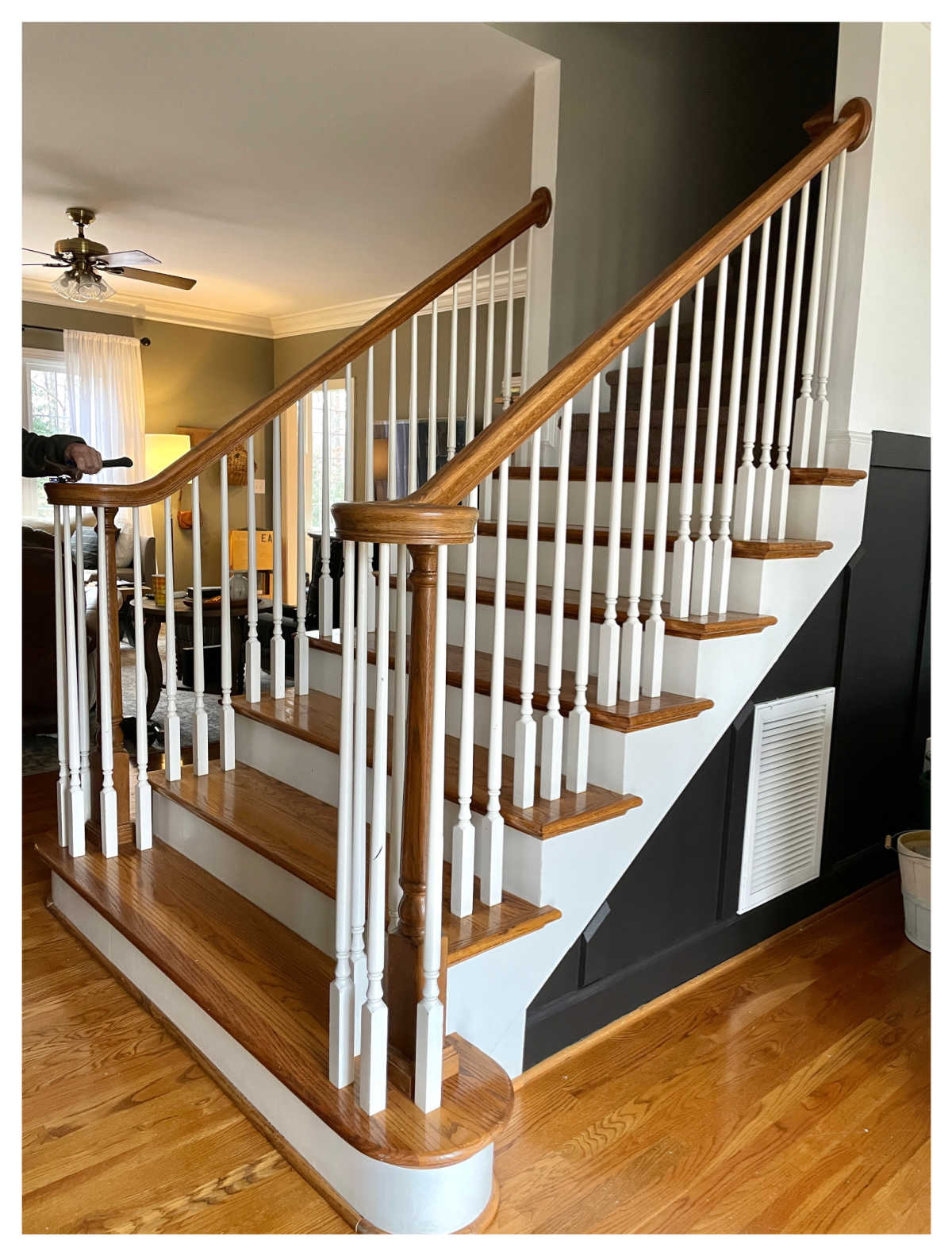 Staircase Makeover At Home With The Barkers