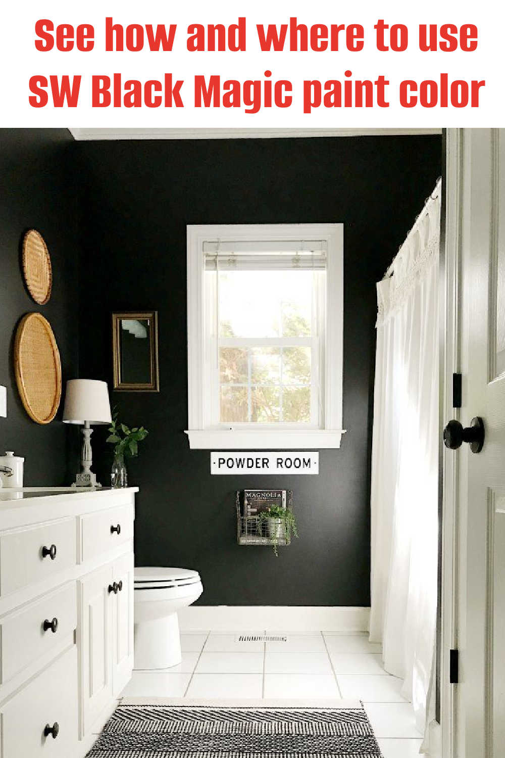 Sherwin Williams Black Magic At Home With The Barkers