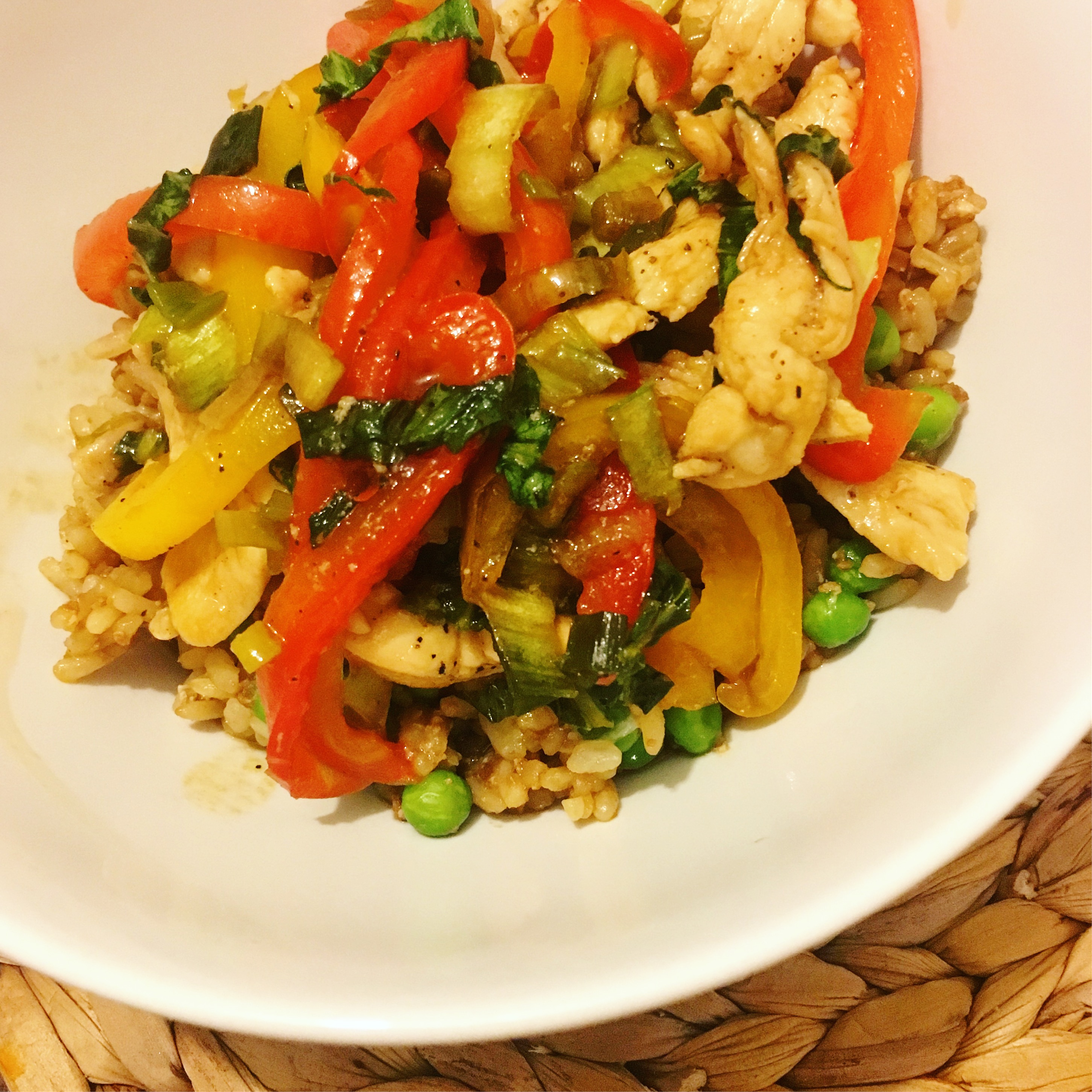 Chicken Stir Fry with Egg Fried Rice At Home With The Browns