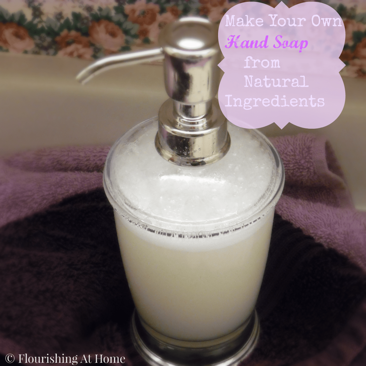 Natural Hand Soap At Home With Zan