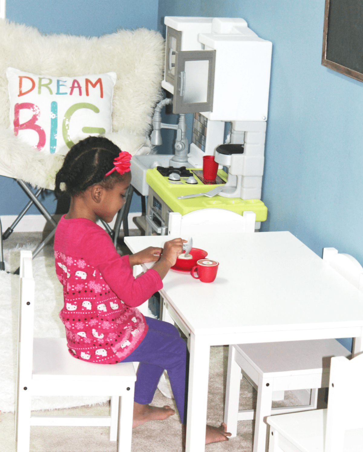 New Kitchen in the Playroom At Home With Zan