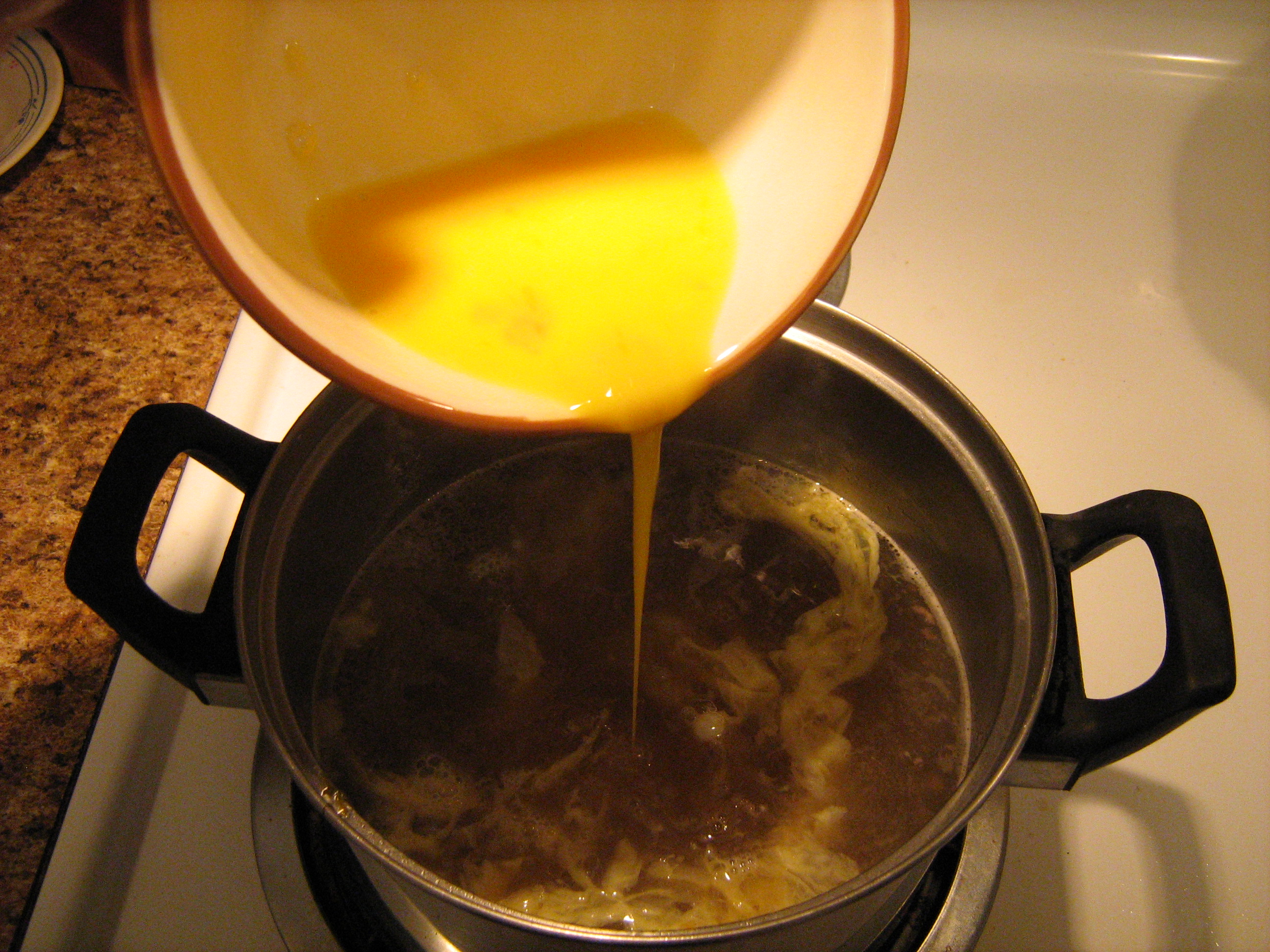 Simmered Star Anise Beef, Superior Stock and Eggflower Soup A