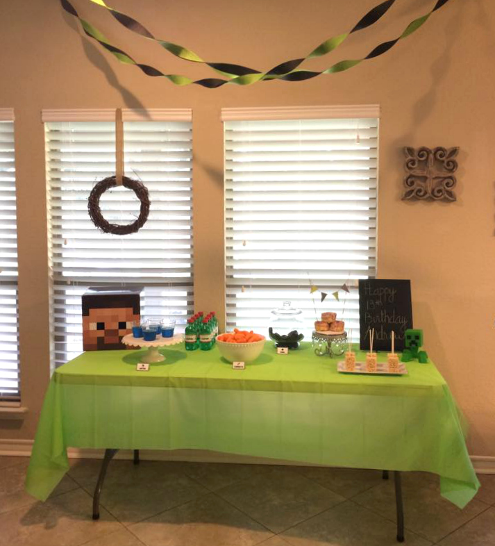 Easy Minecraft Party Ideas A Thrifty Diva
