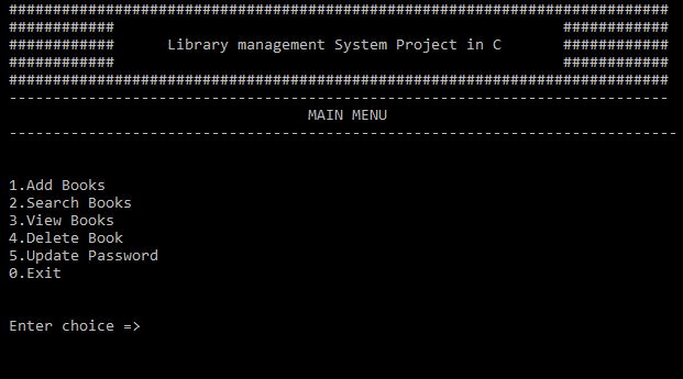 Library Management System Project In C Aticleworld
