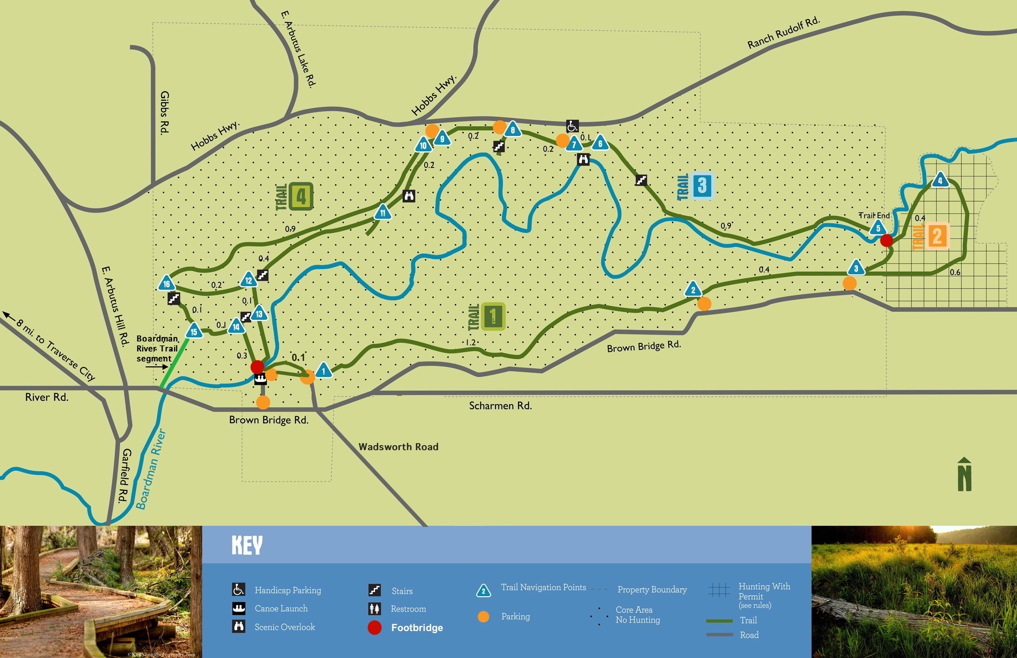 ATI Consulting Northwestern Lower Michigan Trail Guide for hiking