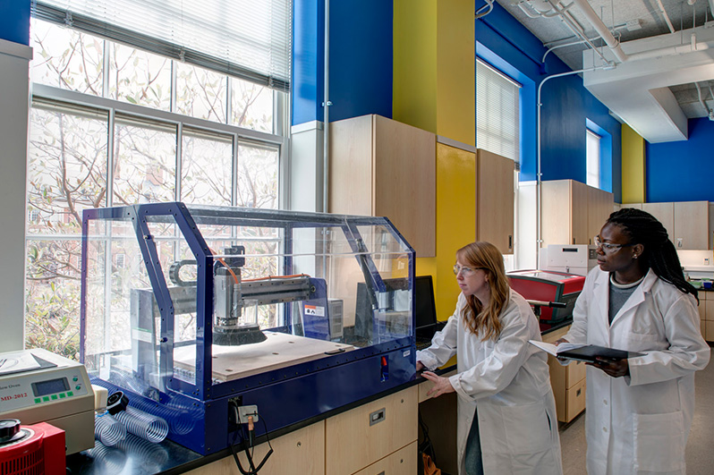 Higher Education JHU Clark Hall Biomedical Engineering Design