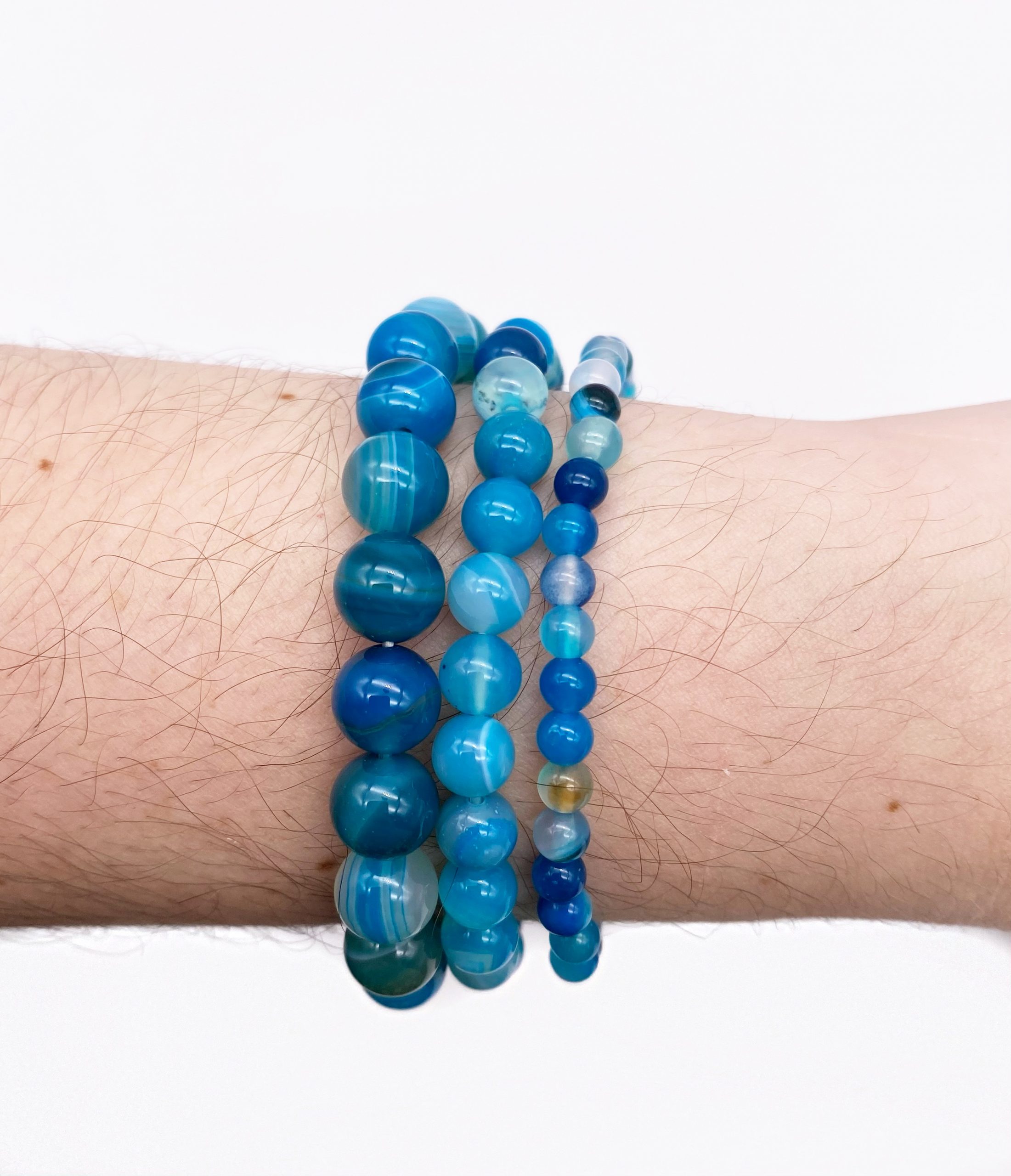 Blue Onyx Bracelets A Time for Karma