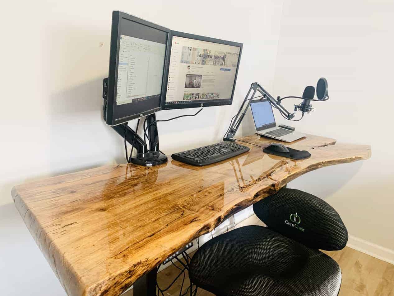 DIY Live Edge Desk Beginner Friendly Guide AT Improvements