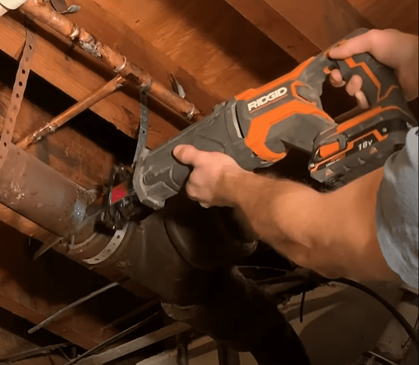 How to Cut Cast Iron Pipe and Replace it with PVC AT Improvements