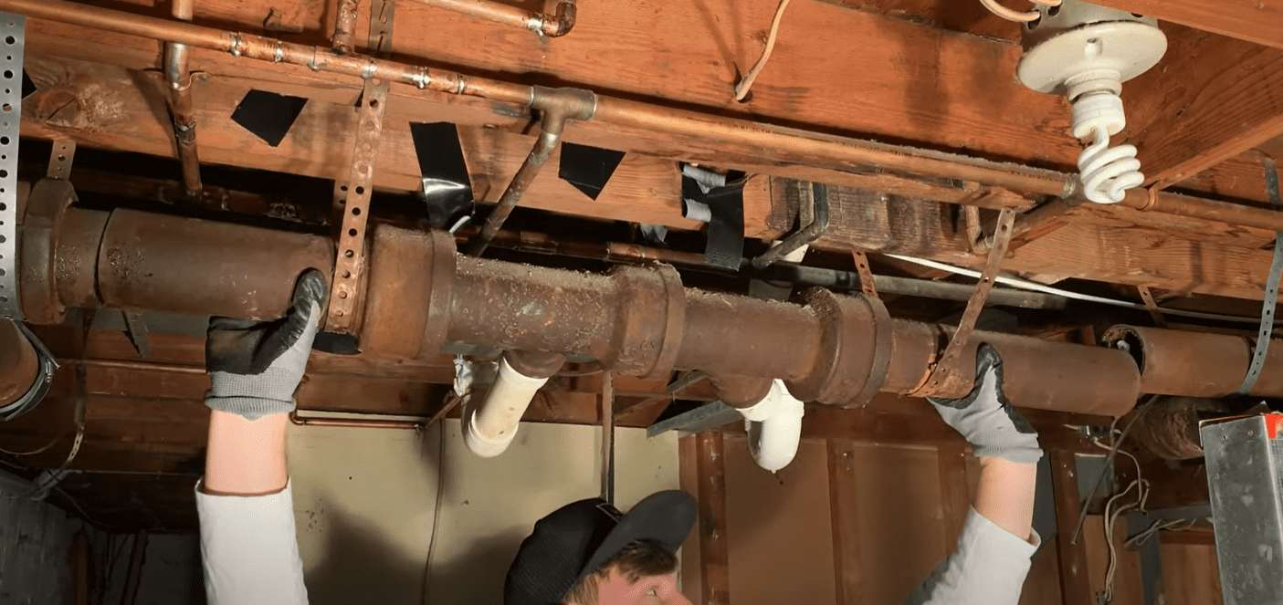 How to Cut Cast Iron Pipe and Replace it with PVC AT Improvements