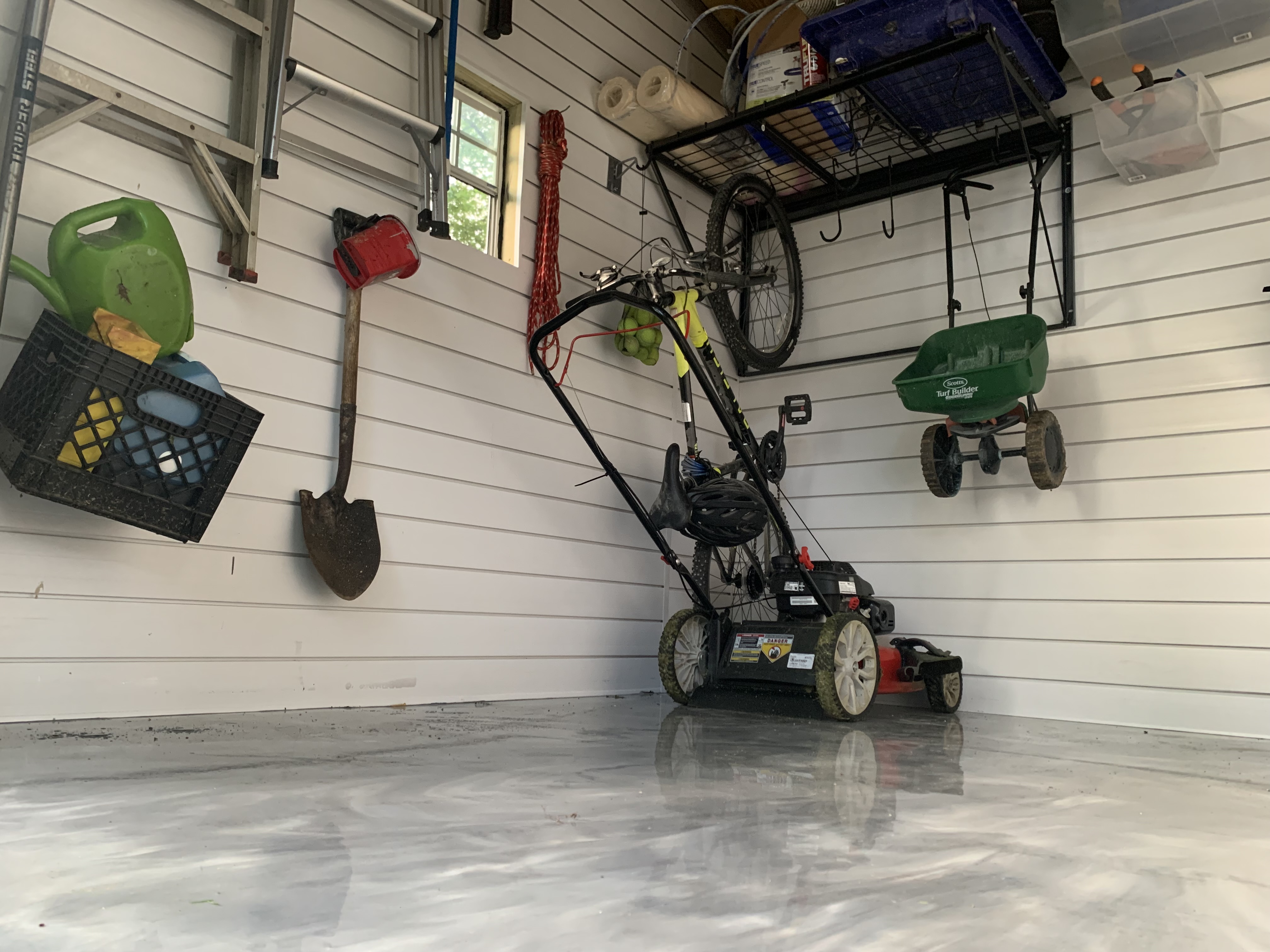 Shed Wall Storage System (ProSlat Slatwall French Cleat Shed and Garage