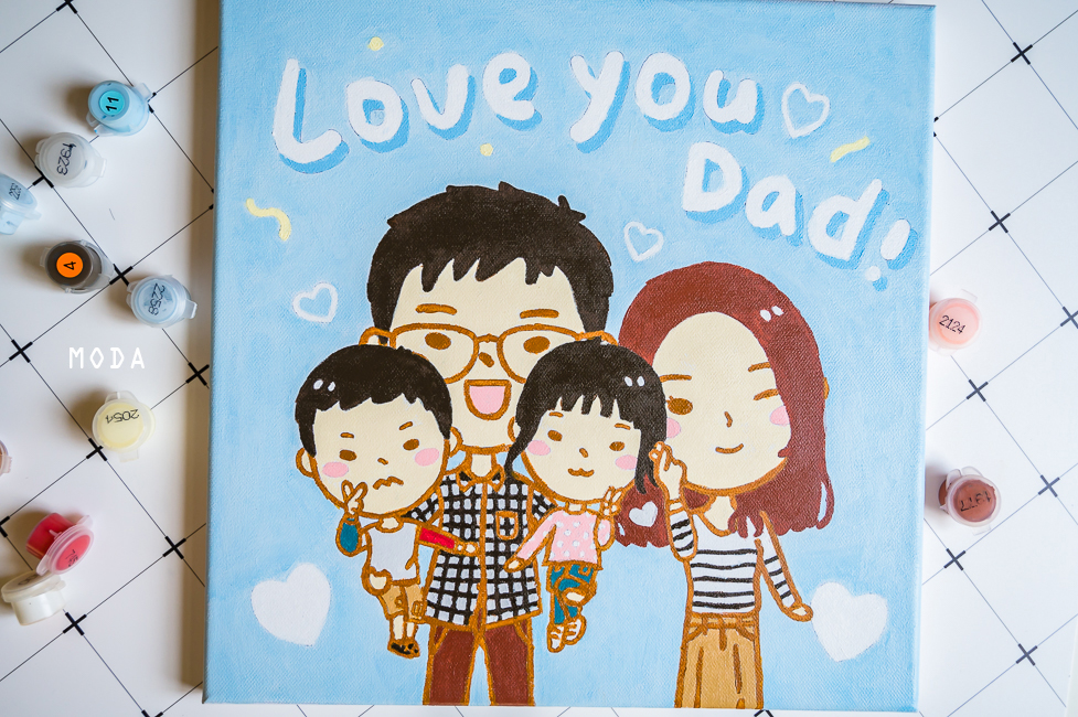 ｜分享｜MODA數字油畫，在家就可以當小畫家，讓孩子放暑假待在家也不無聊～