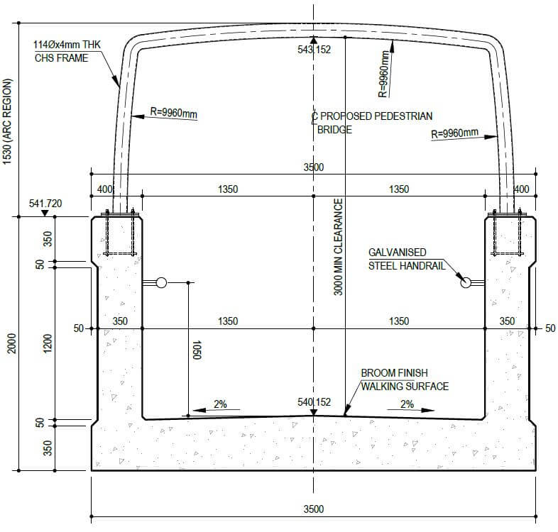Pedestrian Bridge Example Atir Engineering Software Development