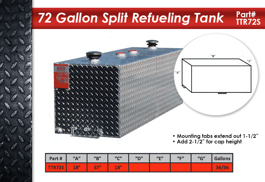 RefuelingTanksProductsPartTTR72S Aluminum Tank Industries