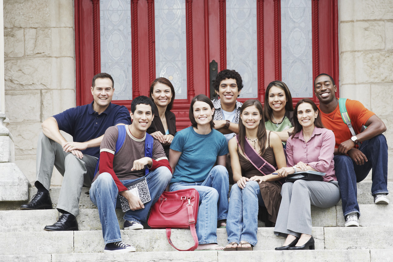 Friends on College Campus Atlanta Black Star