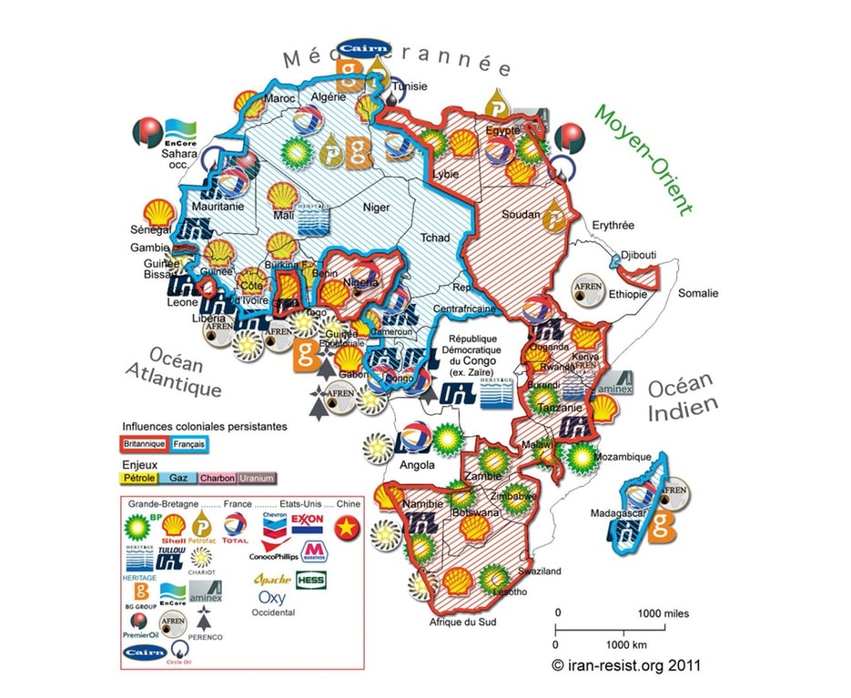 International Oil Companies Competing to Operate and Invest in Africa