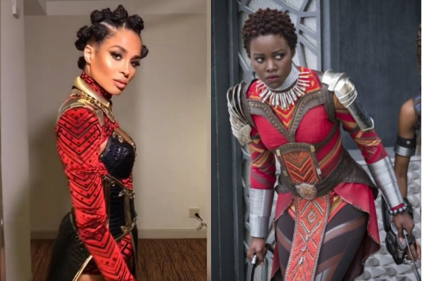 Ciara Catches Wakanda's Attention with Halloween Costume