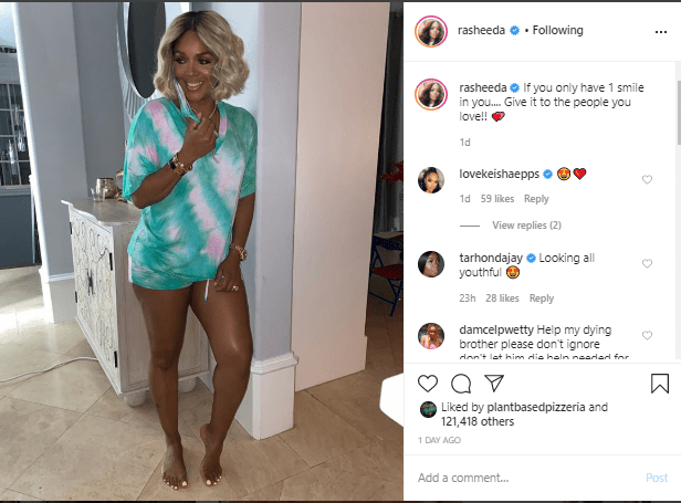 'Okay Legz!': Rasheeda Frost Fans Go Bananas After She Flaunts Her Sexy