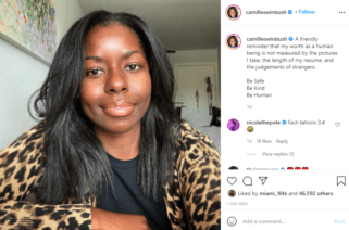 'Plus U Grown': Camille Winbush Uses ‘Friendly Reminder’ to Gather Fans
