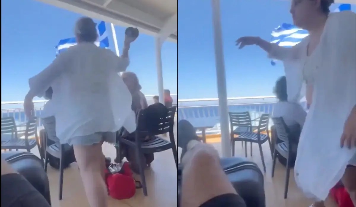 'It’s Obnoxious' Video Shows Woman Tossing Couple's Speaker Off Cruise