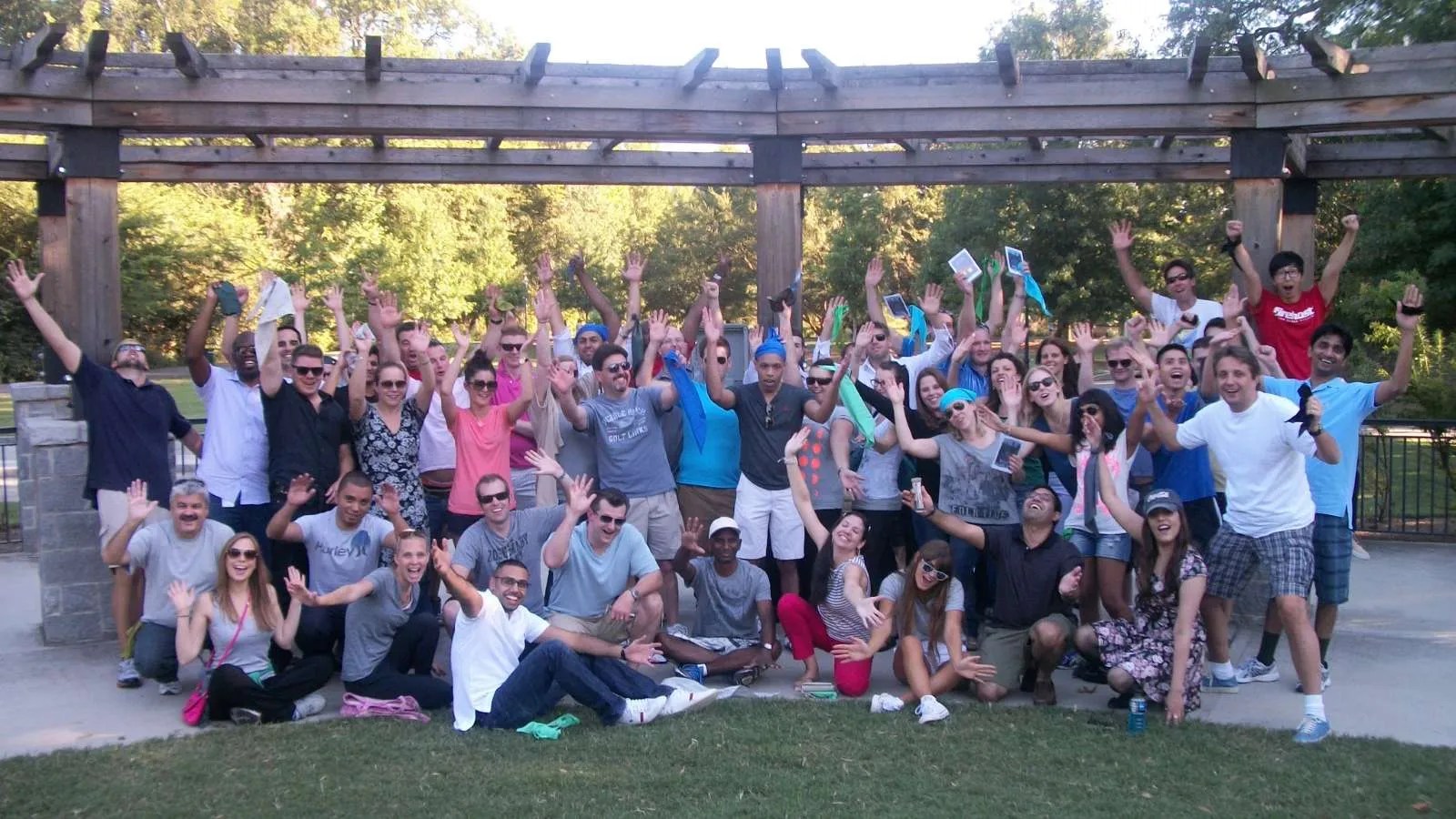 Outdoor team building in Atlanta Hunts, teamwork challenges, games & more