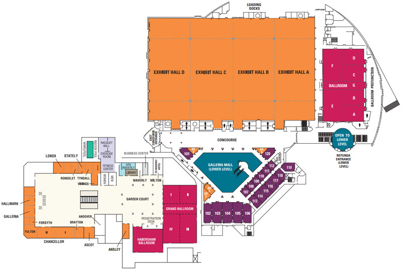 Facilities Atlanta Galleria Conventions