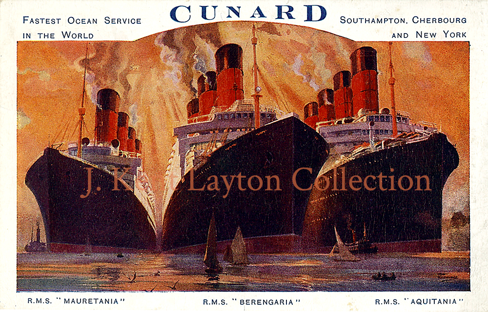 The Cunard Line Atlantic Liners