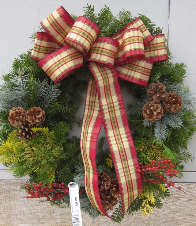 Live Christmas Wreaths Atlantic Nursery & Garden Shop