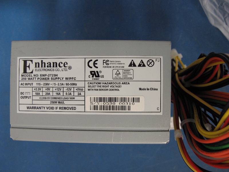 Enhance Electronics ENP2725H 250W PSU Atlantic Semiconductor