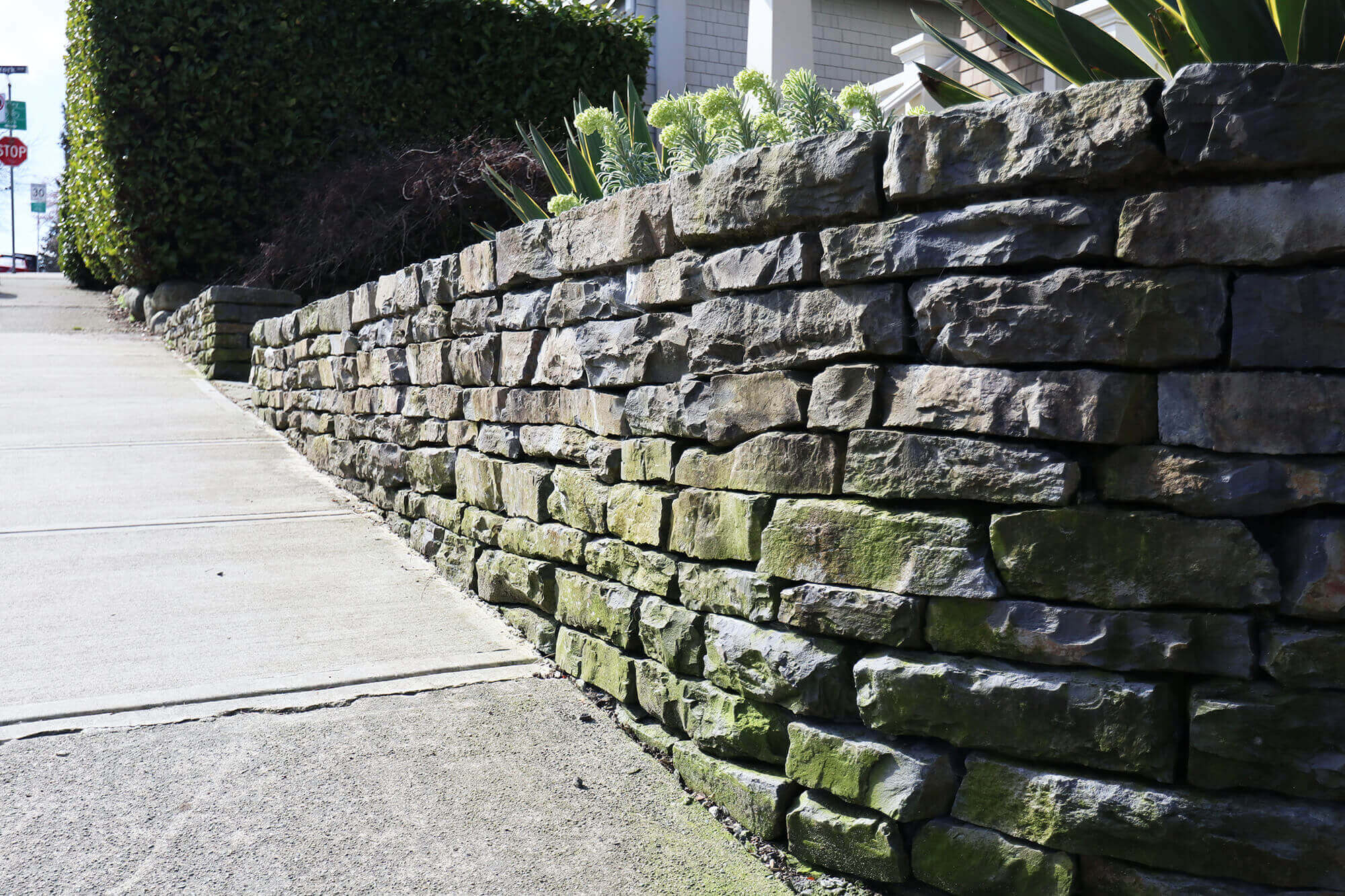 Basalt Retaining Wall North Vancouver Atlantic Stone Care
