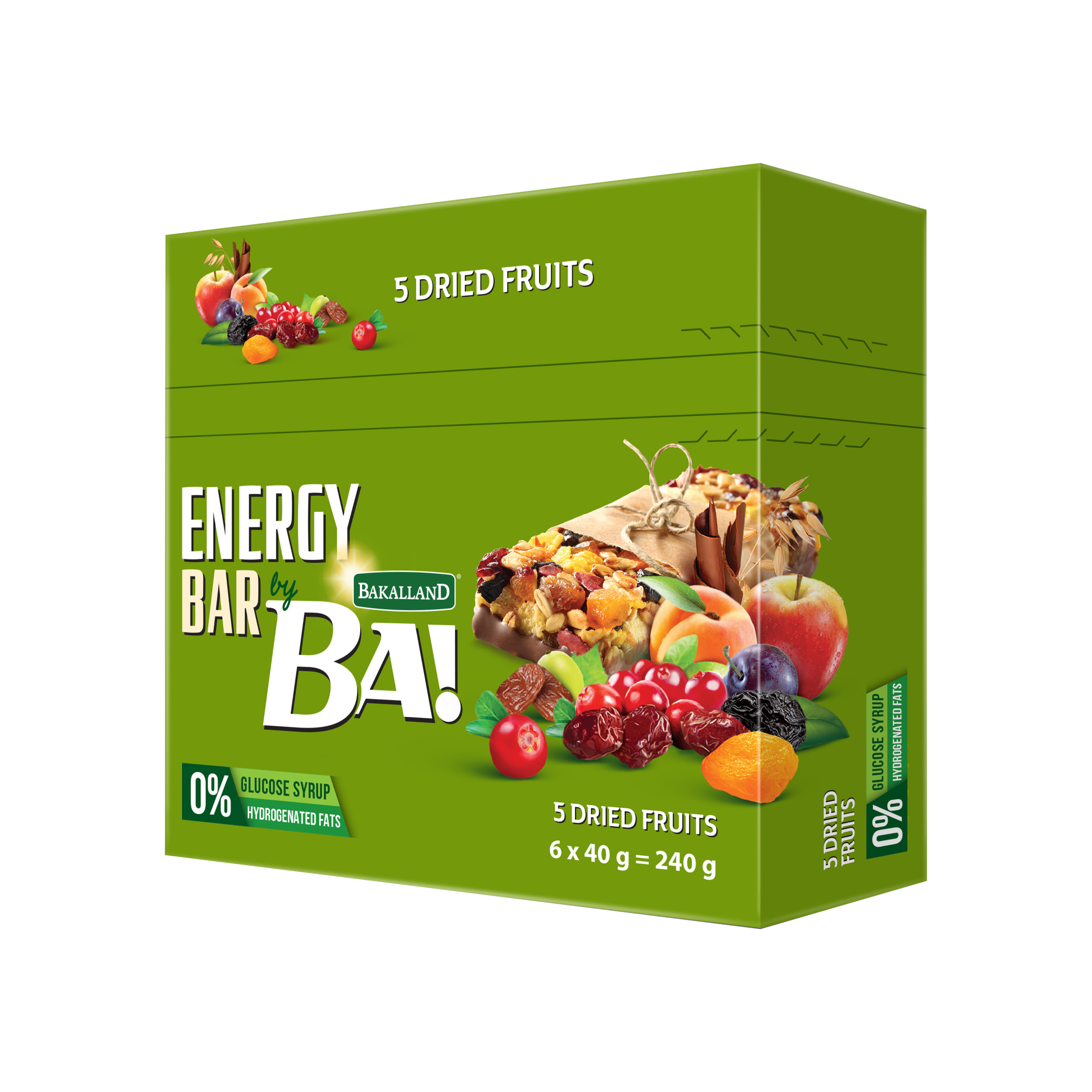 شريط الطاقة 5 الفواكة المجففة BA Atlas