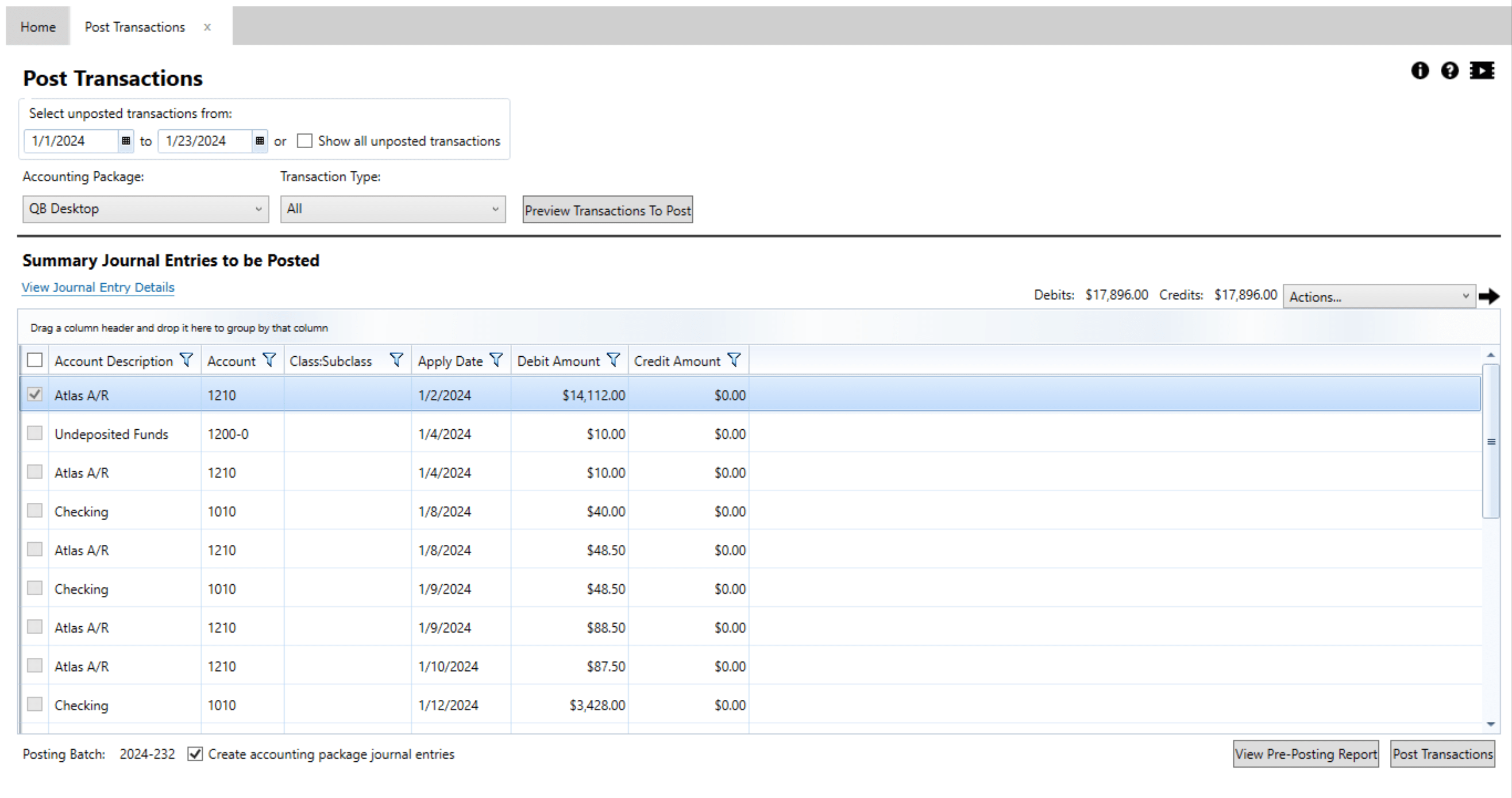 Post Transactions (Desktop Integrations) MemberClicks Trade