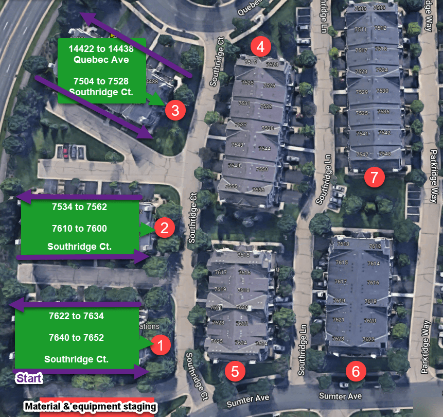 Map bldg 13 Atlas Restoration & Construction