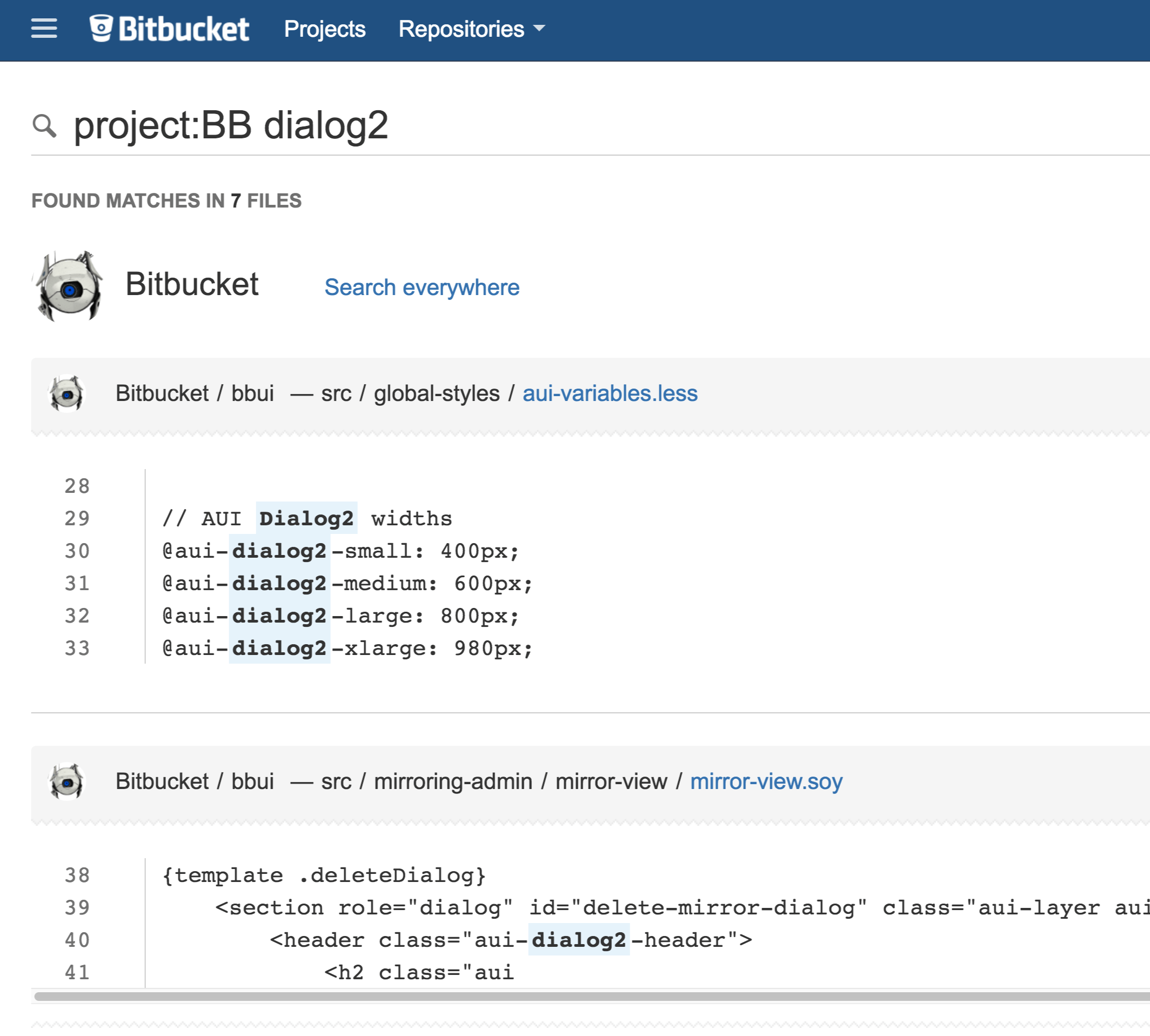 Introducing code search for Bitbucket Server