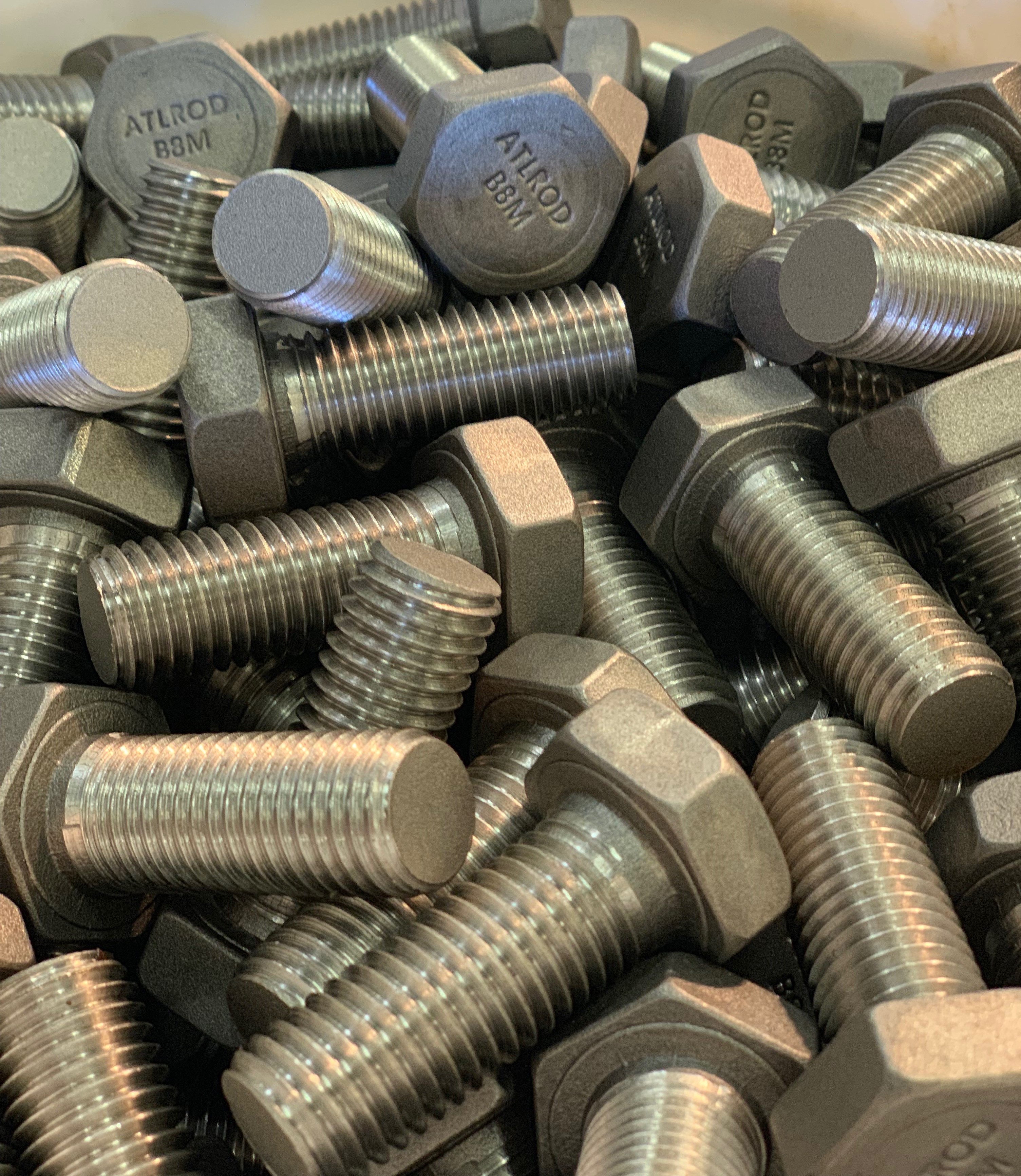 Domestic A193 B8M Hex Bolts Atlanta Rod and Manufacturing
