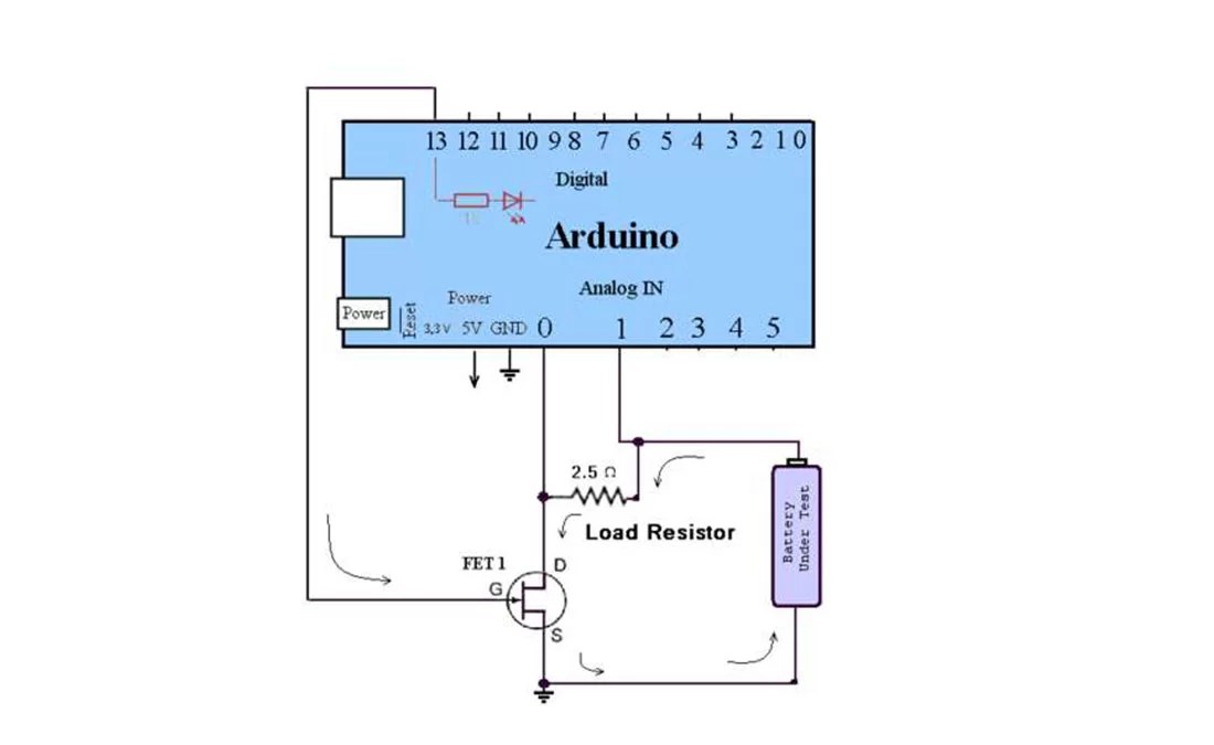 ATMega168 DIY Rechargeable Battery Capacity Tester