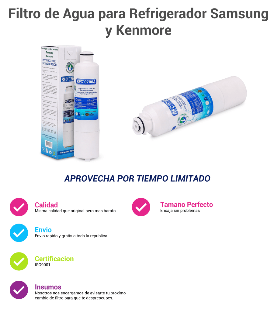 Filtro Para Refrigerador Samsung Da2900020b / A Oferta Hoy! 530.00