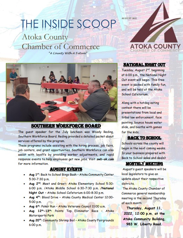 Atoka County Chamber of Commerce Atoka County Chamber of Commerce