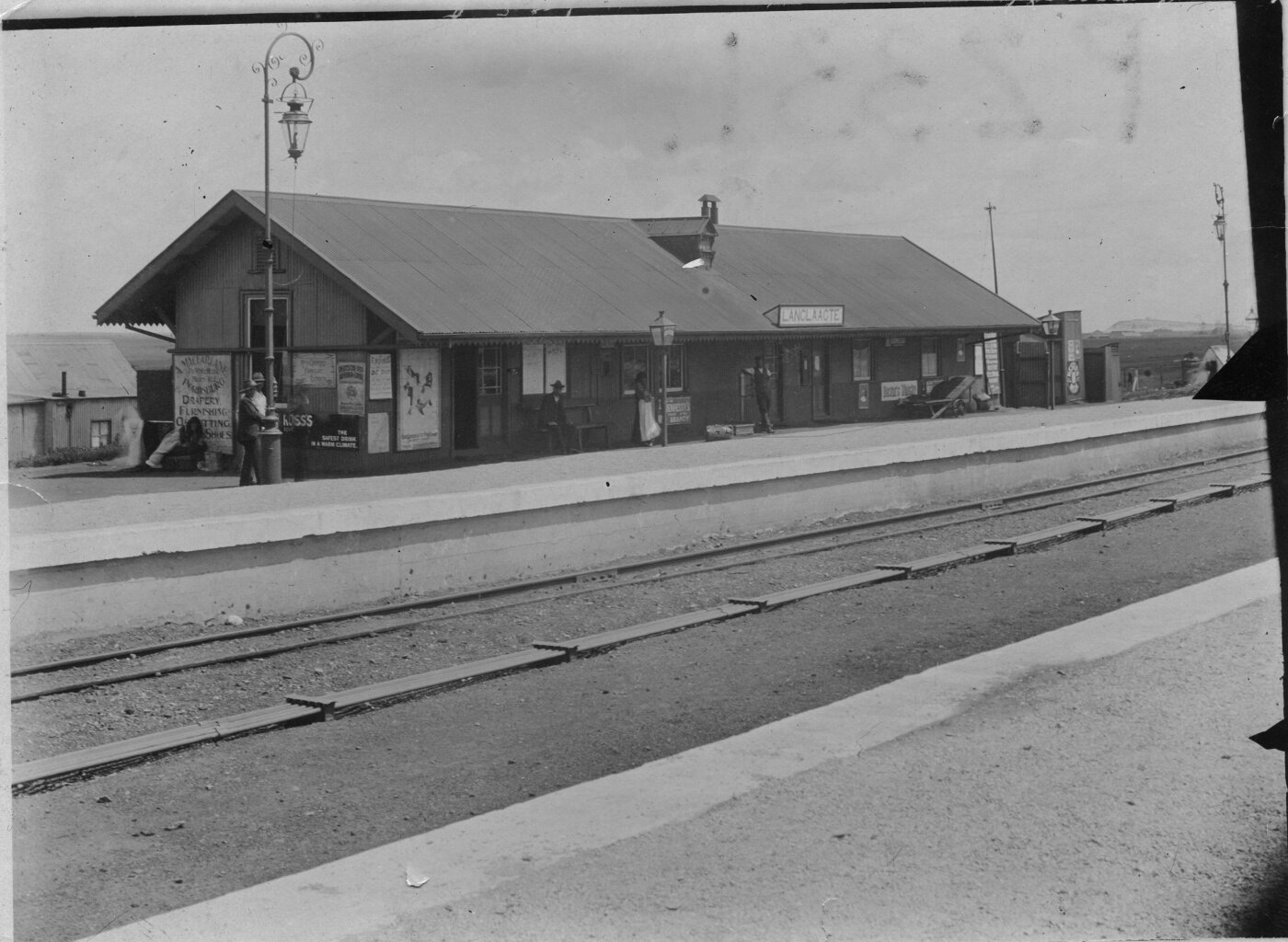 Johannesburg. Langlaagte station building. Atom site for DRISA