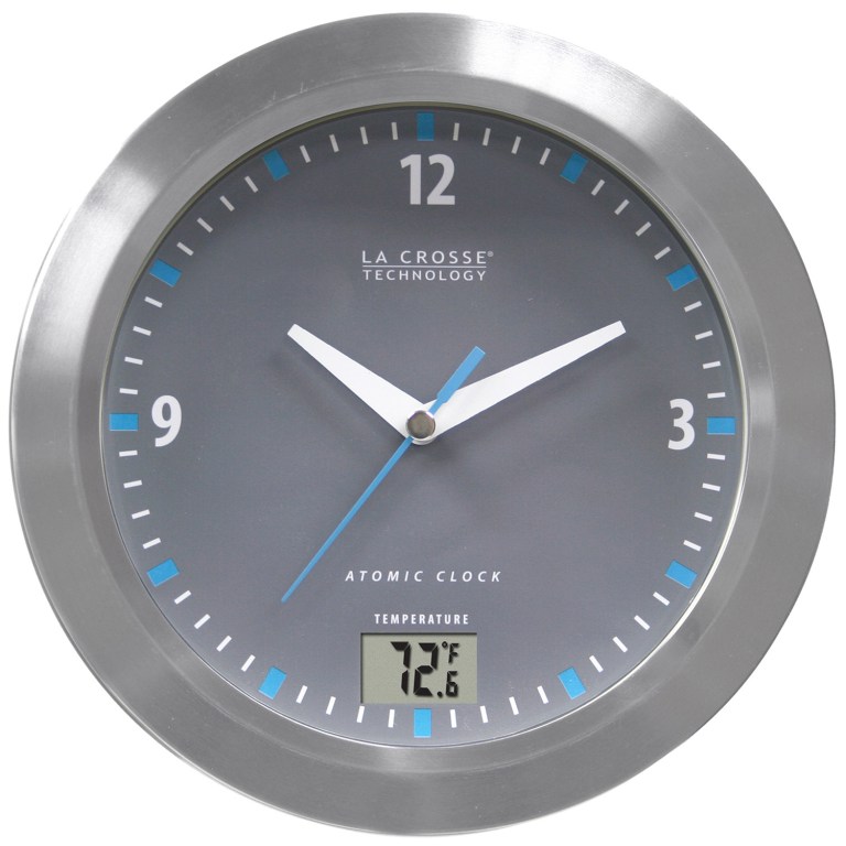 7.5" La Crosse Technology Water Resistant Atomic Clock - Atomic Clocks
