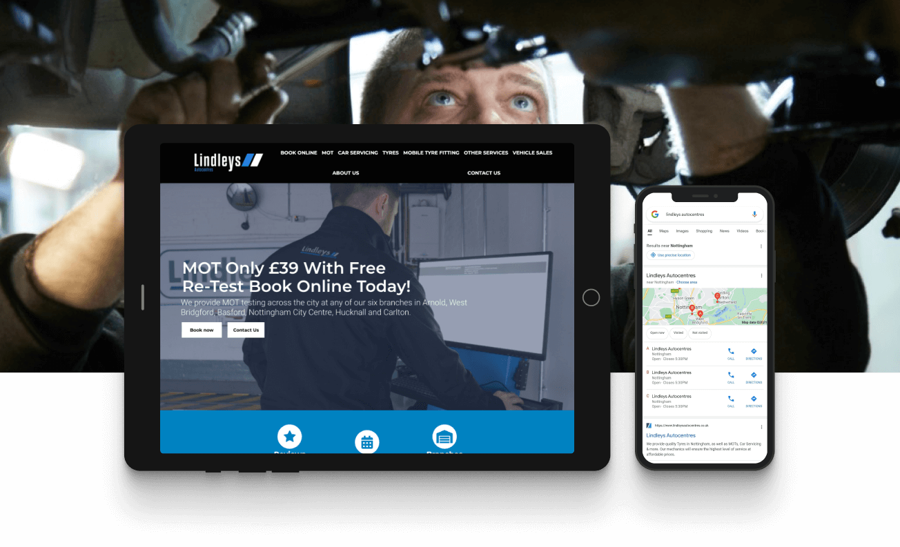 153 growth in B2C leads for an independent car garage atomicboost