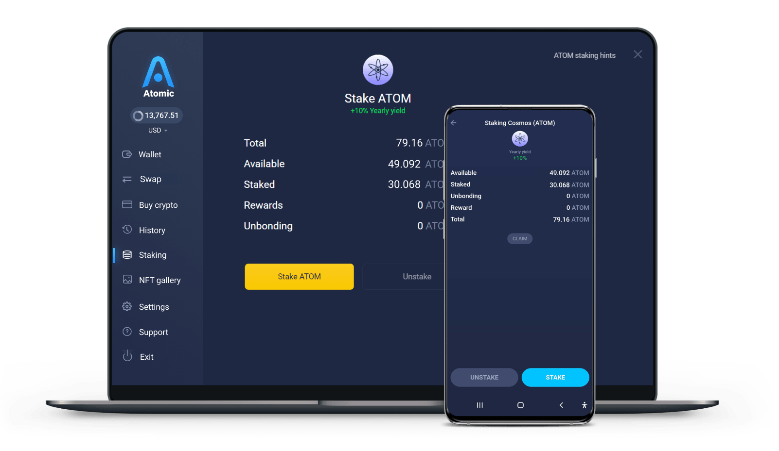 Cosmos (Atom) Staking Guide + Calculator