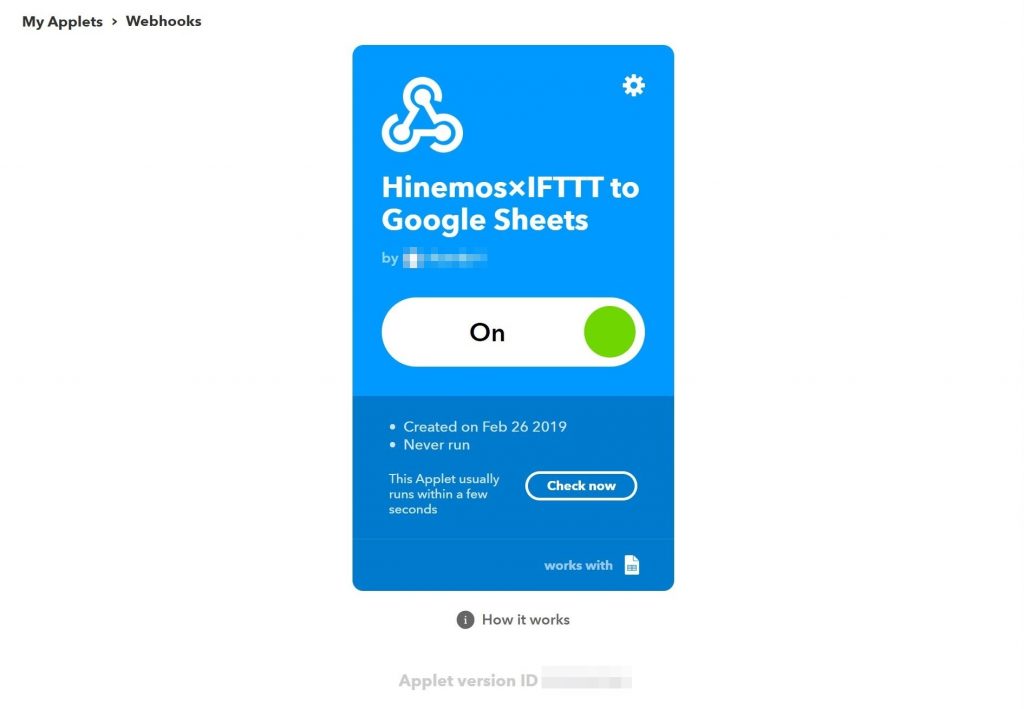 Google スプレッドシート フォーマット Ifttt englndrik