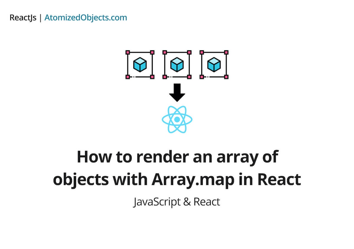 How to render an array of objects with Array.map in React Atomized