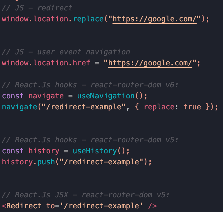 How to redirect in ReactJs Atomized Objects