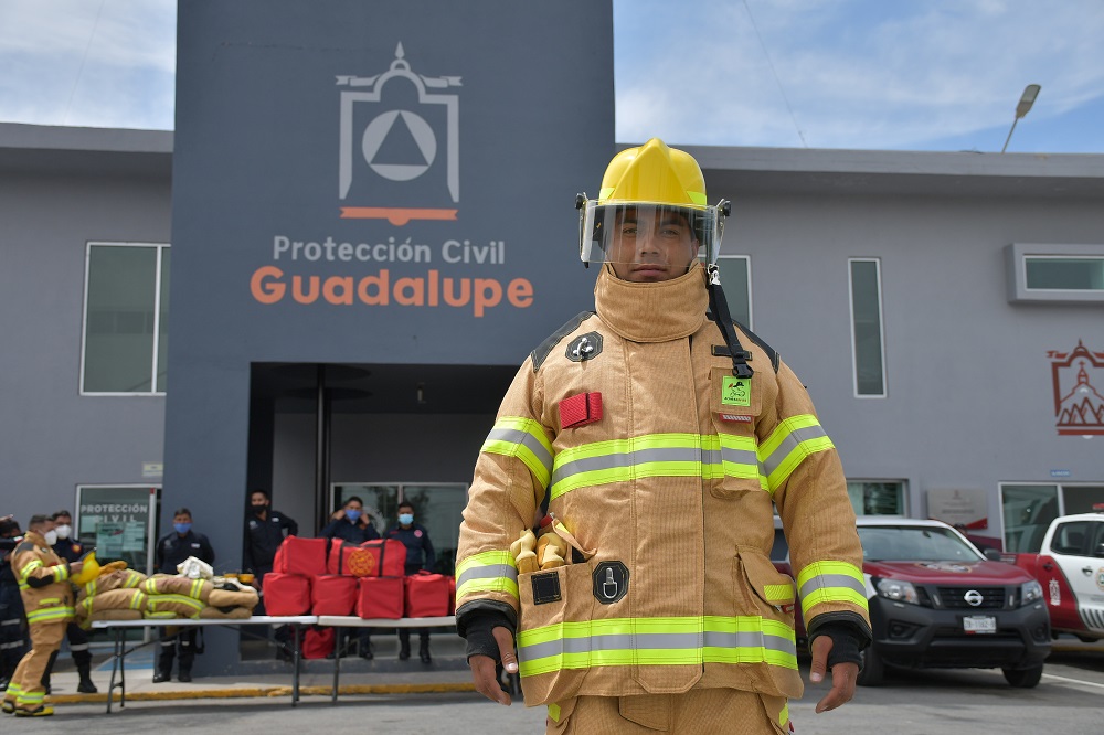 Protegen a Bomberos de Guadalupe Átomos