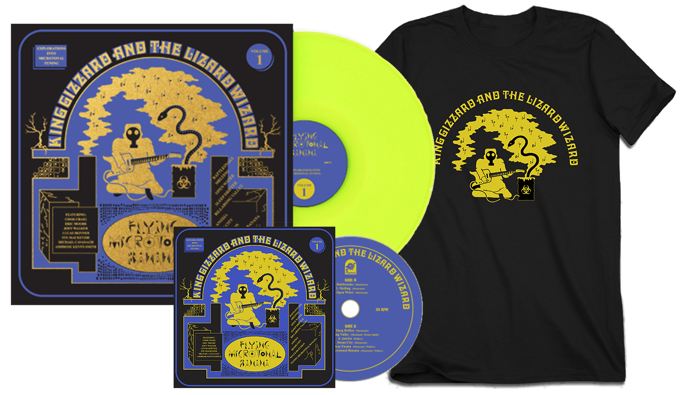 King Gizzard announces "Flying Microtonal Banana" & Tour Listen to 3
